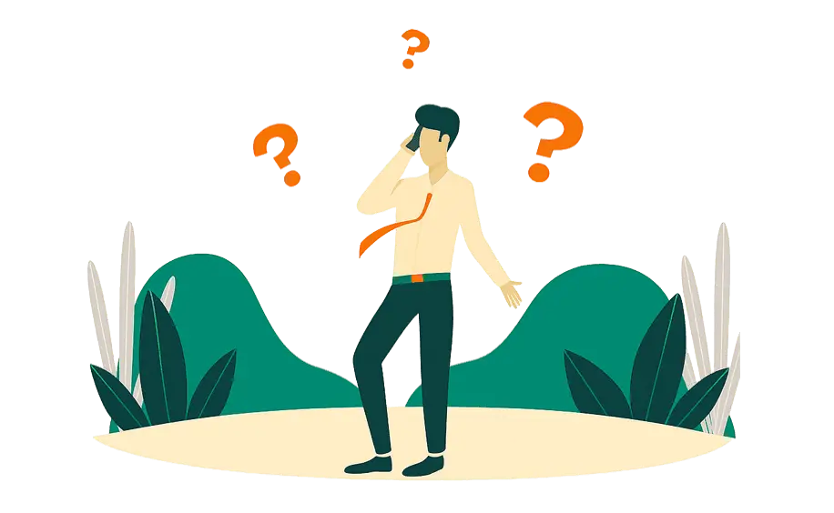 Illustration of an actor confused by too many expert opinions, representing overwhelm during historical role preparation.